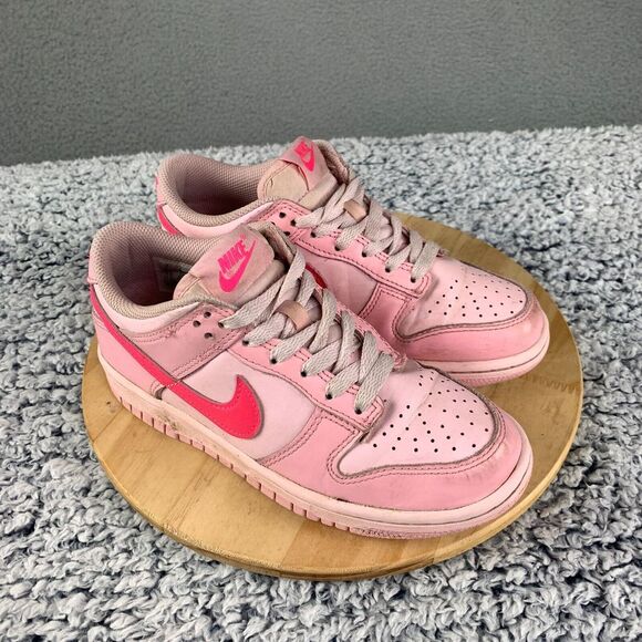 Nike Other - Nike Dunk Low Sneaker GS Kids 4Y/Womens 5.5 Triple Pink‎ Barbie Shoes DH9765-600